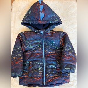• LITTLE ME• Toddler Dino Puffer Jacket | Size 18m